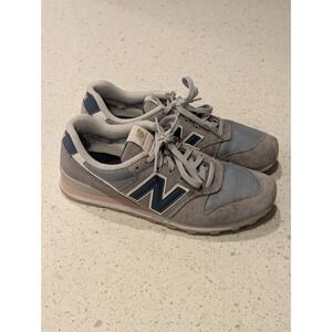 New Balance‎ 996 Womens Size 9.5 B Gray Blue Pink Casual Shoes Sneakers WL996WS